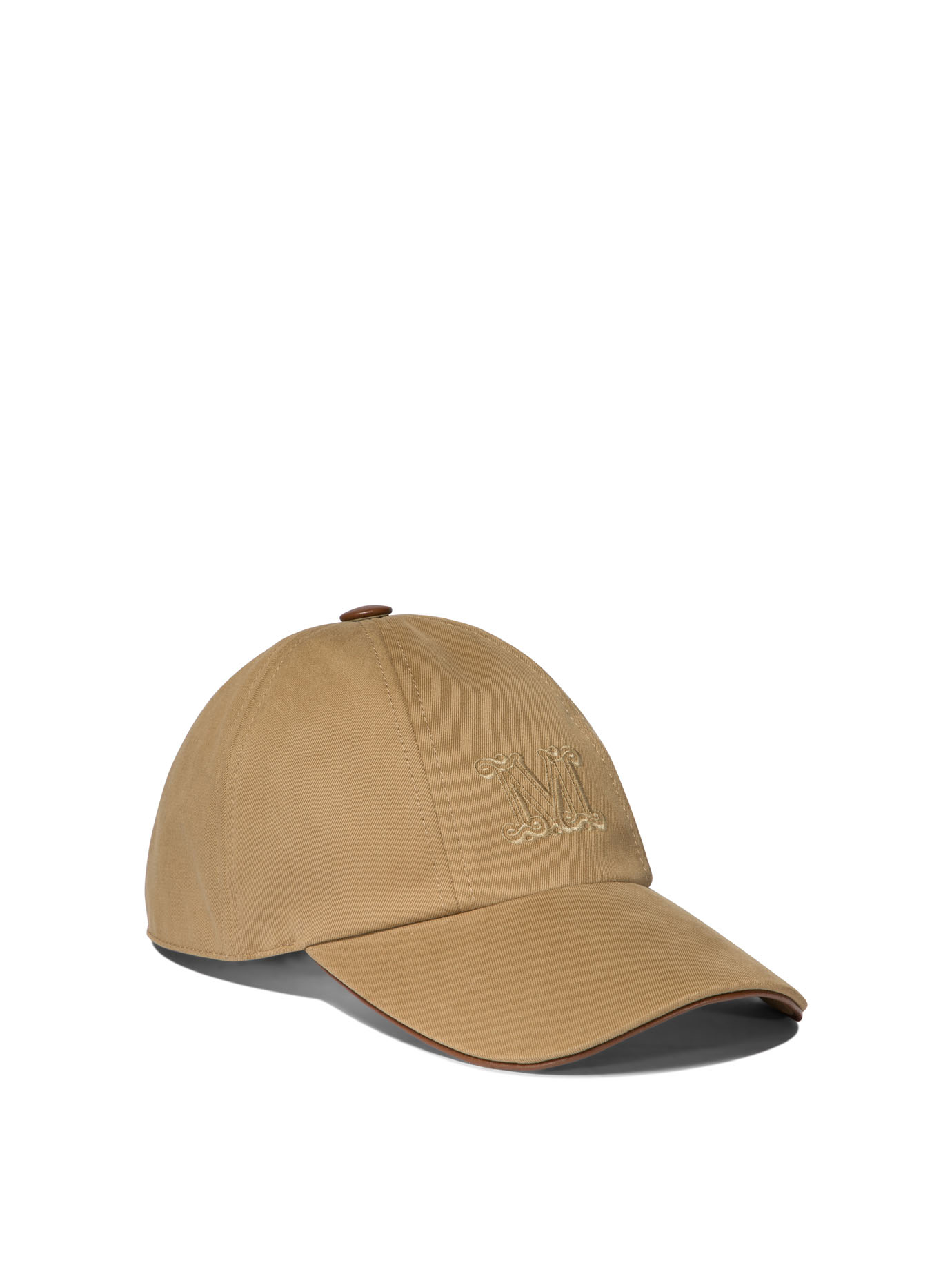 MAX MARA Beige Rienza cap